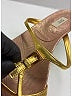 Prada Gold Pink Leather Slide Sandals Size EU 38 - photo 5