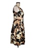 DressBarn Print Brown Cocktail Dress Size 8 - photo 4
