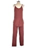 ADY P Solid Burgundy Jumpsuit Size S - photo 2