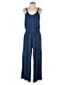 Ann Taylor LOFT Solid Blue Jumpsuit Size S - photo 1