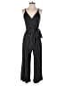 Kaileigh Stripes Black Jumpsuit Size S - photo 1