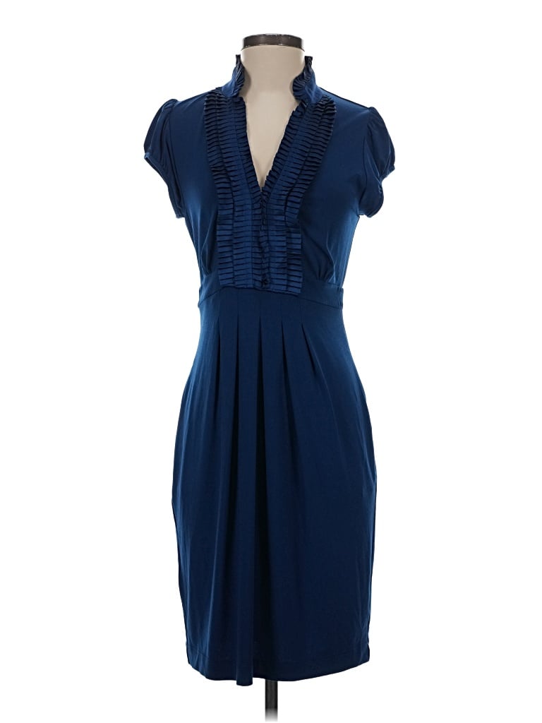 Pre-owned Bcbgmaxazria Cocktail Dress In Blue