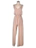 One Clothing Stripes Tan Jumpsuit Size S - photo 1