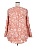 Meri Skye Floral Orange 3/4 Sleeve Blouse Size 1X - photo 2