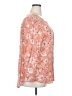 Meri Skye Floral Orange 3/4 Sleeve Blouse Size 1X - photo 4