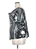 Lane Bryant Graphic Gray Black Short Sleeve Top Size 18 - photo 5