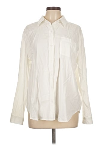 a.n.a. A New Approach Long Sleeve Button-Down Shirt (view 1)
