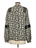 Reiss 100% Viscose Black Long Sleeve Blouse Size 2 - photo 2