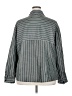 Unique Spectrum Stripes Green Long Sleeve Blouse Size 3X - photo 2