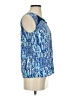 19 Cooper 100% Polyester Blue Sleeveless Blouse Size XS - photo 4