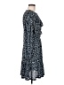 MNG 100% Polyester Print Blue Casual Dress Size 6 - photo 4