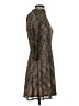 Dina Be 100% Polyester Chevron-herringbone Brown Cocktail Dress Size S - photo 4