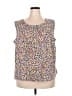 Talbots Outlet Blue Sleeveless T-Shirt Size 3X - photo 1