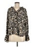 Sanctuary 100% Polyester Animal Print Brown Long Sleeve Blouse Size M - photo 1