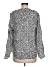 Primark 100% Polyester Animal Print Gray Long Sleeve Blouse Size 6 - photo 2