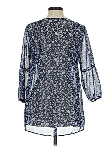 Canyon River Blues 3/4 Sleeve Blouse (view 2)