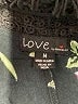Love 100% Rayon Black Kimono Size M - photo 7