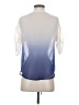 Mine 100% Polyester Blue Short Sleeve Blouse Size S - photo 2