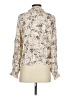 Tart 100% Viscose Ivory Long Sleeve Blouse Size S - photo 2