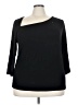 ASHRO Black 3/4 Sleeve Top Size 3X - photo 1
