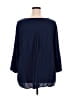 Torrid 100% Rayon Blue 3/4 Sleeve Blouse Size 5X Plus (5) - photo 2
