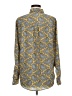 MICHAEL Michael Kors 100% Polyester Paisley Yellow Long Sleeve Blouse Size M - photo 2