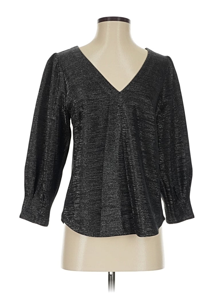 Pre-owned Ro & De 3/4 Sleeve T-shirt In Gray