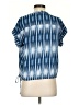 BCBGMAXAZRIA 100% Polyester Blue Short Sleeve Blouse Size XXS - photo 2
