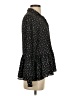 Ann Taylor LOFT Polka Dots Black Long Sleeve Blouse Size XS - photo 4