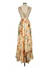 Le Superbe 100% Polyester Print Orange Casual Dress Size 4 - photo 2