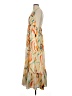 Le Superbe 100% Polyester Print Orange Casual Dress Size 4 - photo 5