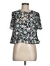 Kimchi Blue 100% Polyester Black Short Sleeve Blouse Size M - photo 1