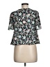 Kimchi Blue 100% Polyester Black Short Sleeve Blouse Size M - photo 2