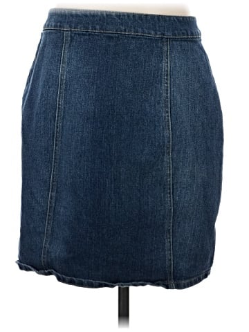 Per Se Denim Skirt (view 2)