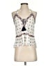 Saylor 100% Cotton Ivory Sleeveless Blouse Size XS - photo 1
