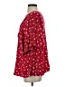 Billabong Red 3/4 Sleeve Blouse Size S - photo 5