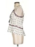 Saylor 100% Cotton Ivory Sleeveless Blouse Size XS - photo 5