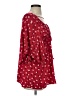 Billabong Red 3/4 Sleeve Blouse Size S - photo 4