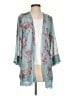 Rewind 100% Polyester Teal Kimono Size S - photo 1