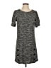 Ann Taylor LOFT Tweed Gray Casual Dress Size 4 - photo 1