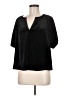 Gap Black Short Sleeve Blouse Size M - photo 1