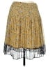 Max Studio 100% Polyester Paisley Yellow Casual Skirt Size 6 (estimated) - photo 1