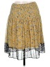 Max Studio 100% Polyester Paisley Yellow Casual Skirt Size 6 (estimated) - photo 2