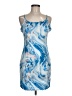 Shein Print Blue Cocktail Dress Size 6 - photo 1