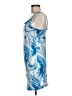Shein Print Blue Cocktail Dress Size 6 - photo 5