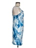 Shein Print Blue Cocktail Dress Size 6 - photo 4