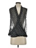 Ann Taylor 100% Polyester Floral Black Cardigan Size S - photo 1