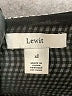 Lewit 100% Viscose Houndstooth Gray Short Sleeve Blouse Size XL - photo 6