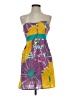 Assorted Brands Tropical Purple Cocktail Dress Size 2 - photo 1