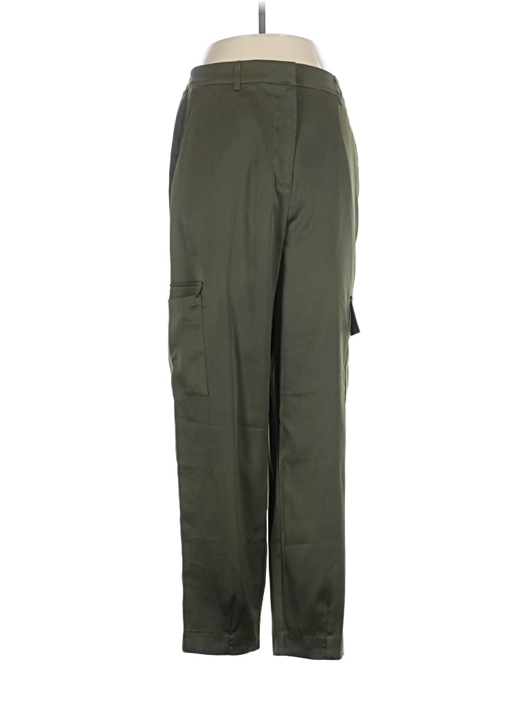 Pre-owned Nicole Miller Cargo Pants In Green